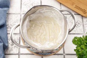 Запеканка с фаршем под соусом Бешамель