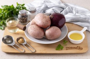 Картофельный салат на гарнир Картофельный салат на гарнир