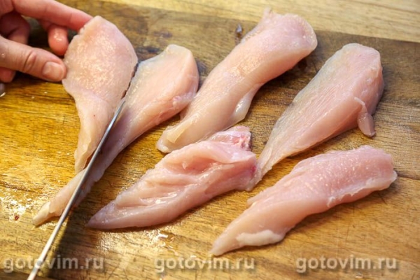 Куриные отбивные с горчицей и сметаной на сковороде Куриные отбивные с горчицей и сметаной на сковороде