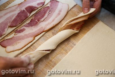 Палочки с беконом Палочки с беконом