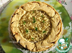 Мясной пирог с рисом, луком, яблоками Мясной пирог с рисом, луком, яблоками