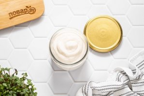 Домашний постный майонез