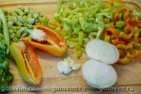 Пепероната из свинины с перцем чили Пепероната из свинины с перцем чили