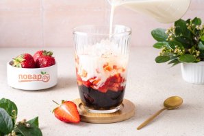 Бабл ти с клубникой Бабл ти с клубникой