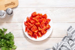 Рагу из баклажанов и кабачков