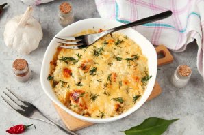 Мидии без раковин в сливочном соусе в духовке Мидии без раковин в сливочном соусе в духовке