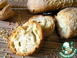 Багеты с кунжутом Багеты с кунжутом