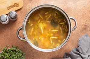 Постный суп с гречкой