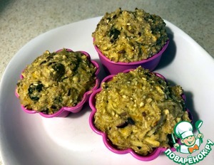 Овсяные маффины с яблоком и клюквой Овсяные маффины с яблоком и клюквой