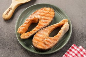 Форель жареная