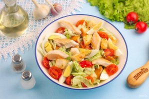 Салат "Цезарь" с майонезом