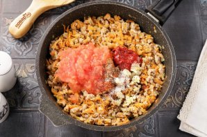 Лазанья, приготовленная в аэрогриле