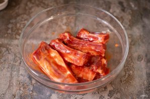 Свиные ребрышки в аэрогриле