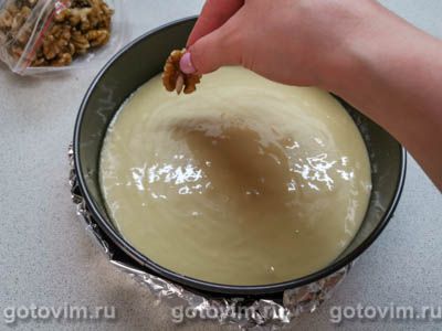 Пирог с орехами на сметане Пирог с орехами на сметане