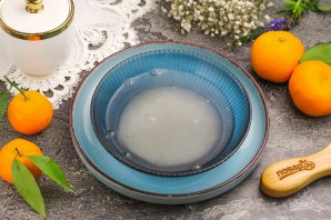 Торт с мандаринами без выпечки Торт с мандаринами без выпечки