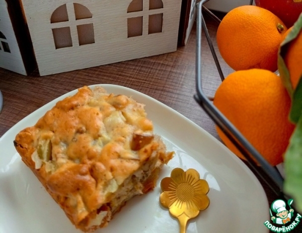 Пирог с грушами, изюмом и орехами Пирог с грушами, изюмом и орехами