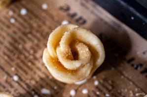 Творожное печенье с сахаром