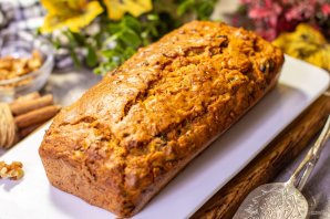 Морковный кекс с орехами Морковный кекс с орехами
