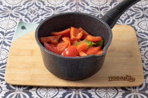 Лечо с томатной пастой из болгарского перца на зиму Лечо с томатной пастой из болгарского перца на зиму