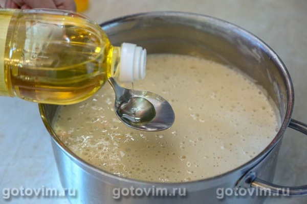 Толстые блины на дрожжах Толстые блины на дрожжах