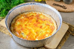 Открытый пирог с грибами Открытый пирог с грибами