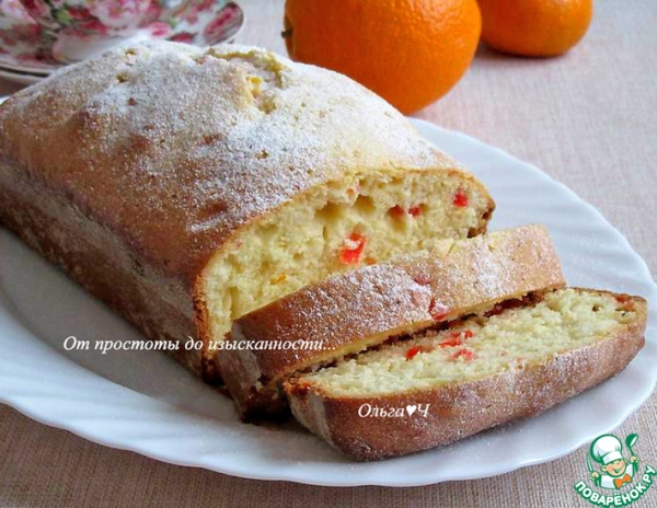 Апельсиновый кекс с кумкватом