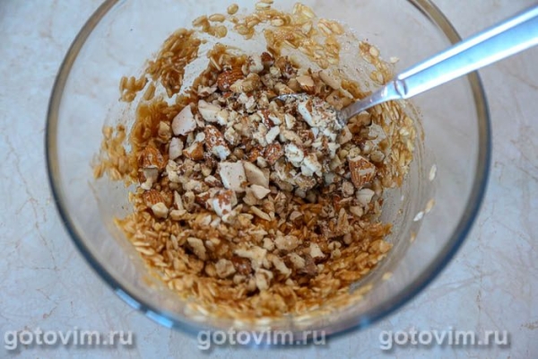 Тыквенная гранола с мёдом, корицей и орехами Тыквенная гранола с мёдом, корицей и орехами