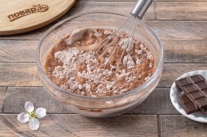 Постный шоколадный кекс Постный шоколадный кекс