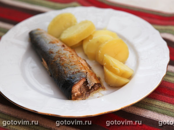 Голец, запеченный с лимонным маслом Голец, запеченный с лимонным маслом