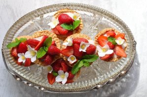 Тарталетки с клубникой