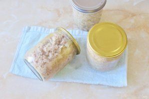 Тушенка из курицы в кастрюле Тушенка из курицы в кастрюле