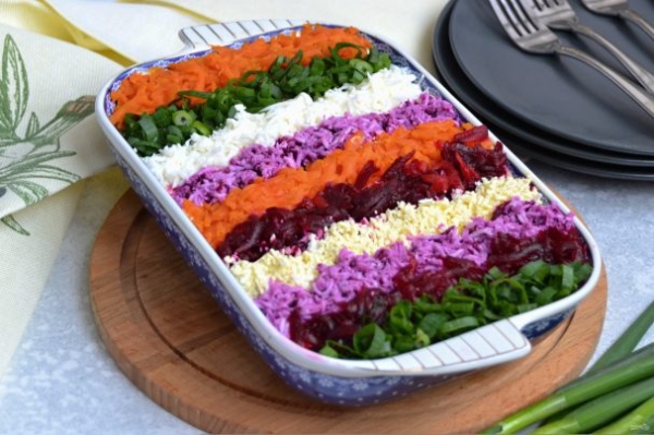 Салат "Радуга"