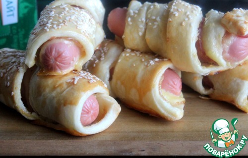 Сосиски в пикантной обертке Сосиски в пикантной обертке