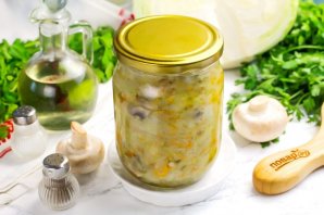 Капуста с грибами на зиму Капуста с грибами на зиму