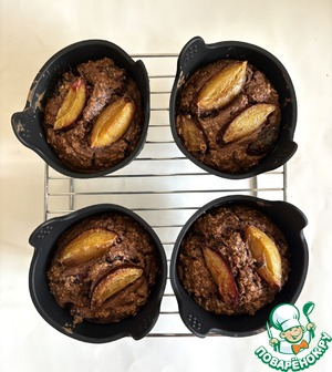 Запечённая овсянка со сливой Запечённая овсянка со сливой