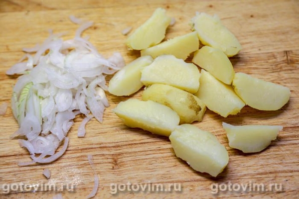 Запеканка из беломорской сельди с картофелем Запеканка из беломорской сельди с картофелем