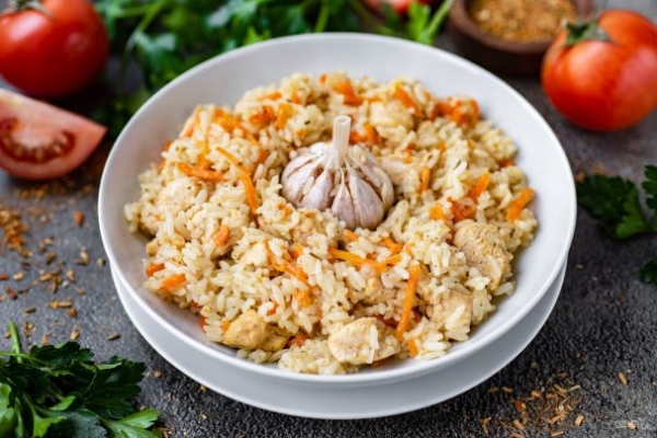 Диетический плов в мультиварке