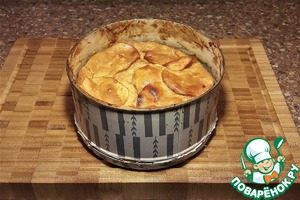 Французский яблочный пирог "исчезающий" Французский яблочный пирог "исчезающий"