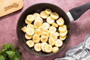 Банановый десерт без выпечки