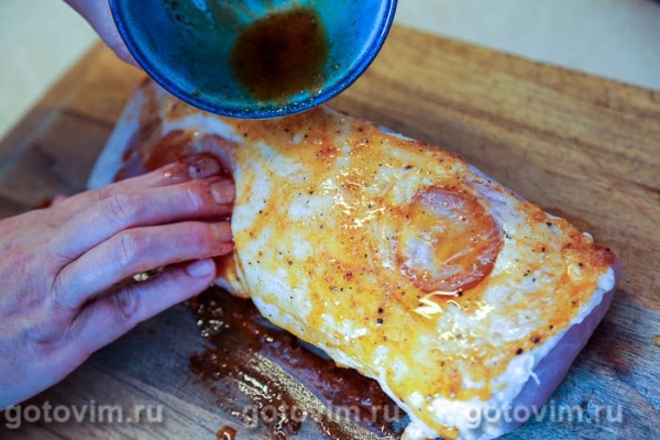 Свинина, запеченная с красной смородиной Свинина, запеченная с красной смородиной