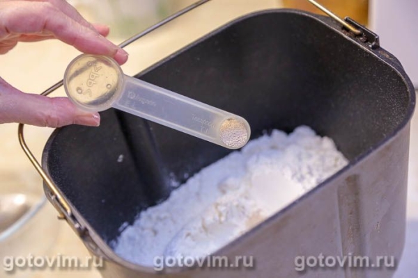 Молочный тостовый хлеб в хлебопечке