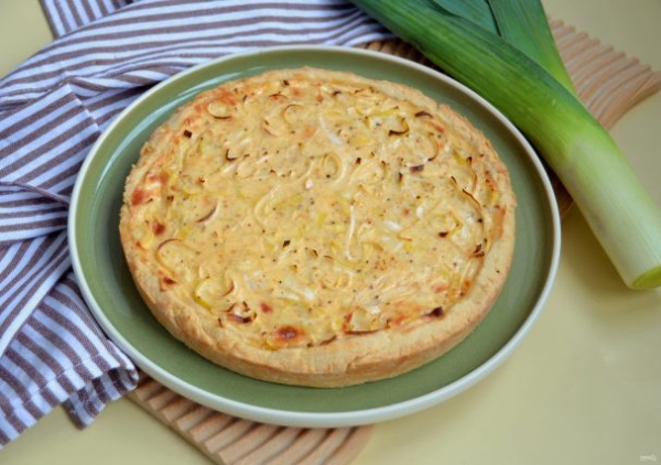 Пирог с сыром и луком-порей Пирог с сыром и луком-порей