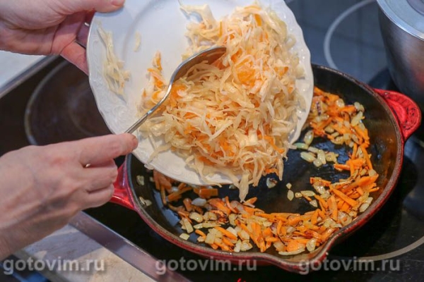 Борщ постный с квашеной капустой