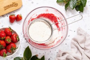 Клубничное печенье Клубничное печенье