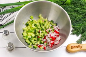 Холодник с колбасой Холодник с колбасой