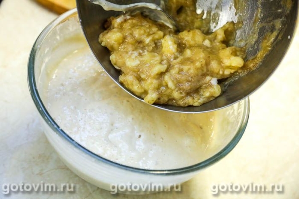 Пышные банановые оладьи в духовке Пышные банановые оладьи в духовке