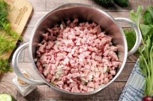 Окрошка с горчицей Окрошка с горчицей