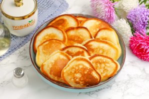 Оладьи на кефире без соды Оладьи на кефире без соды