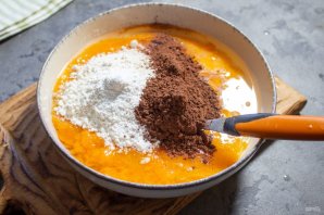 Тыквенный кекс мраморный Тыквенный кекс мраморный