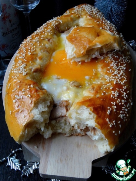 А-ля хачапури с тунцом А-ля хачапури с тунцом